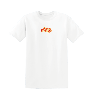 KIOSK FIRE LOGO T-SHIRT - BLANC