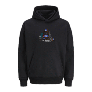 SWEAT CAPUCHE CRT – NOIR