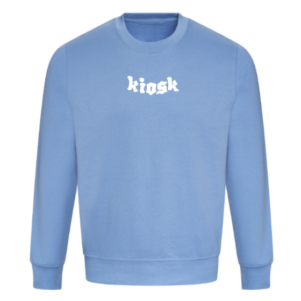 SWEAT COL ROND CRT – BLEU PASTEL (EDITION LIMITEE)