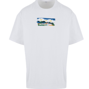 T-SHIRT FLOWERS - BLANC